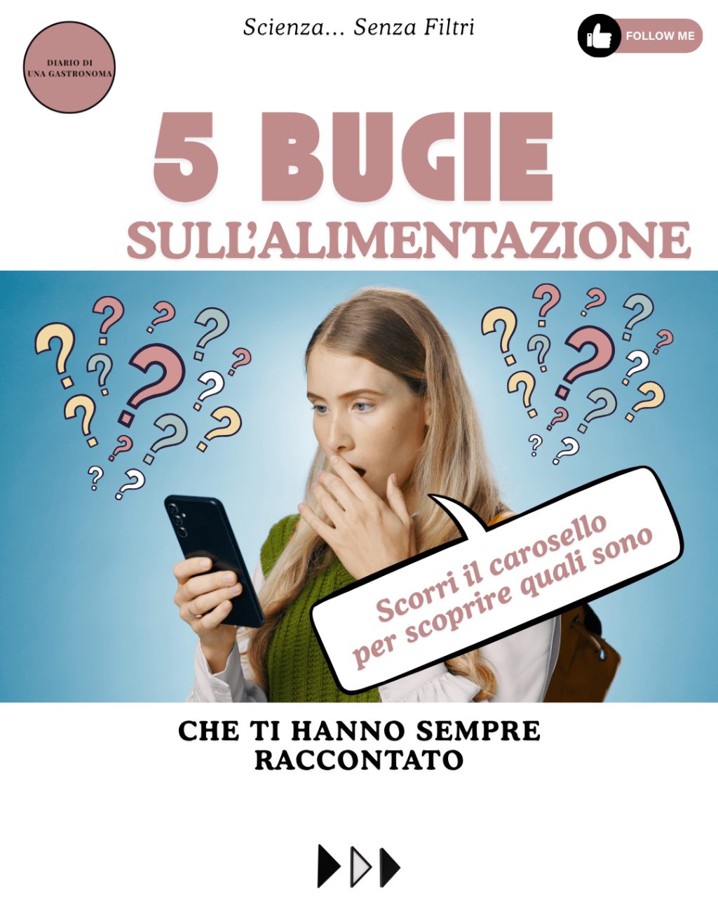 LE BUGIE SULL’ALIMENTAZIONE